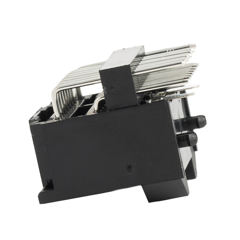 16-Pin Round Pin Horizontal Socket With Fuse