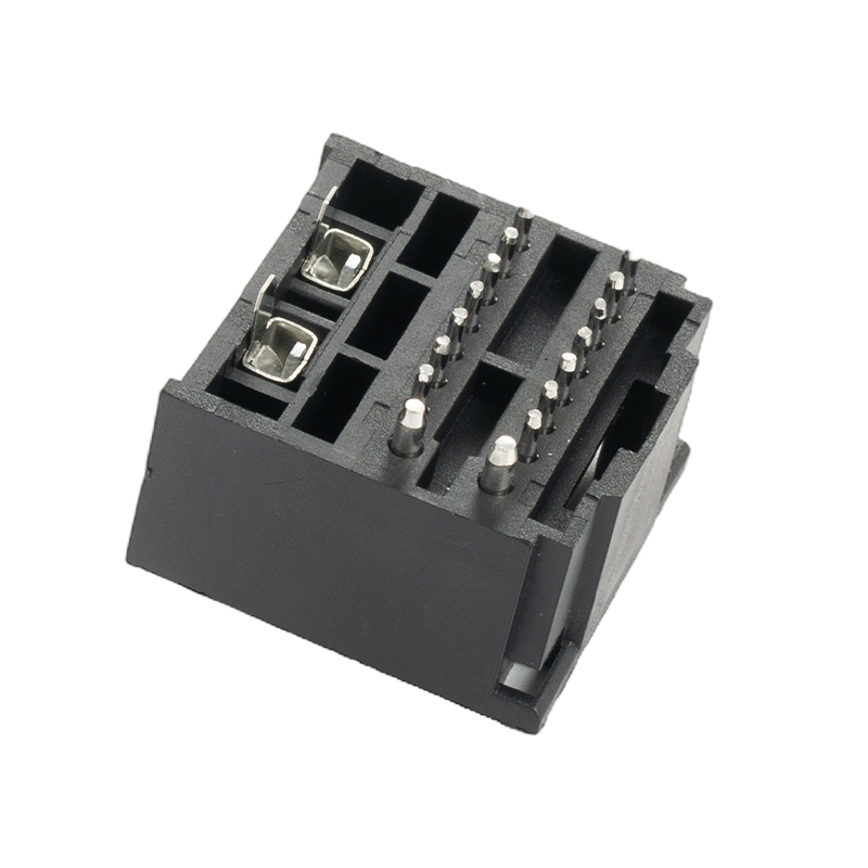 16-Pin Round Pin Vertical Socket With Fuse