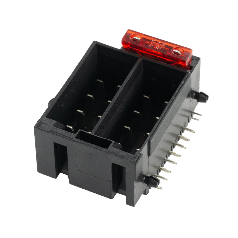 ISO16 Pin Horizontal Socket With Positioning And Fuse