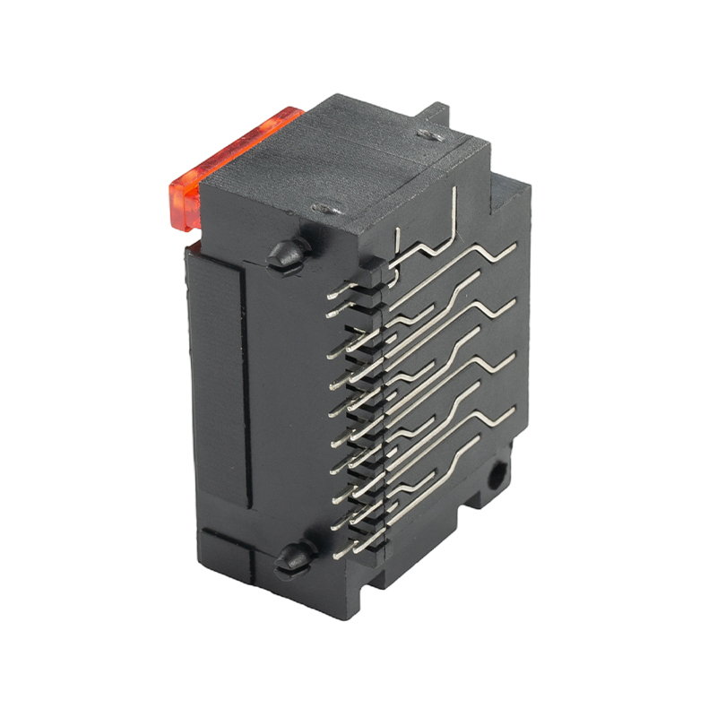 ISO16 Pin Horizontal Socket With Positioning And Fuse