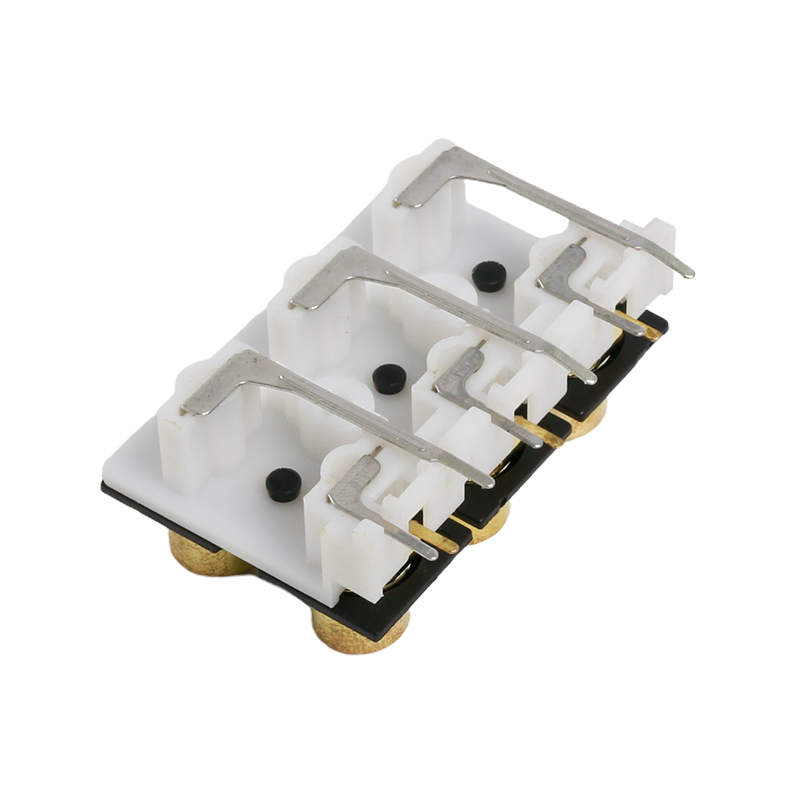 Av6-8.4-10 10-Type 6-Hole Av Socket Copper Shell Gold-Plated